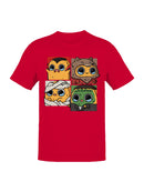 Officially Licensed Sad Nuggie Cute Monsters Halloween Cartoon Men's T-shirt