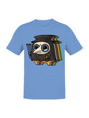 Officially Licensed Sad Nuggie Glitchy Plague Doctor Cartoon Men's T-shirt