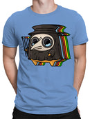Officially Licensed Sad Nuggie Glitchy Plague Doctor Cartoon Men's T-shirt