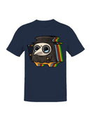 Officially Licensed Sad Nuggie Glitchy Plague Doctor Cartoon Men's T-shirt