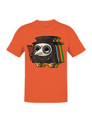 Officially Licensed Sad Nuggie Glitchy Plague Doctor Cartoon Men's T-shirt