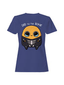 Officially Licensed Sad Nuggie Sad to the Bone Kawaii Skeleton Women's T-shirt
