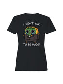 Officially Licensed Sad Nuggie Cute Frankenstein Cartoon Crying Women's T-shirt