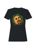 Officially Licensed Sad Nuggie Cute Halloween Ghost with Candy Women's T-shirt