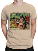 Van Gogh's Night Cafe Scene Men's T-shirt