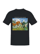 Van Gogh Rural Landscape Art Men's T-shirt