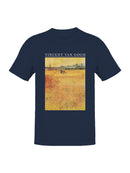 Van Gogh Wheatfield Landscape Men's T-shirt