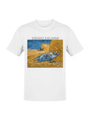 Vincent Van Gogh "Noon: Rest from Work Men's T-shirt