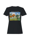 Van Gogh Rural Landscape Art Women's T-shirt