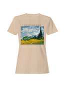 Van Gogh Wheatfield Landscape Art Women's T-shirt