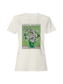 Vincent van Gogh White Roses Women's T-shirt