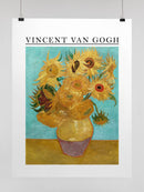 Sunflowers in a Vase by Van Gogh UN Poster