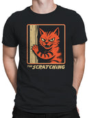 The Scratching Cat Design Men's T-shirt