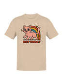 Retro Cat "Not Today" Graphic Men's T-shirt