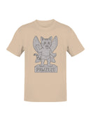 Winged Cat Demon "Pawzuzu" Design Men's T-shirt