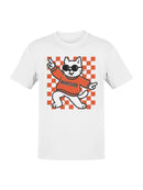 Cool Cat in "Whatever" Style Men's T-shirt