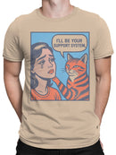 Feline Support System Art Men's T-shirt
