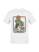 Yee Haw Cat Cowboy Graphic Men's T-shirt