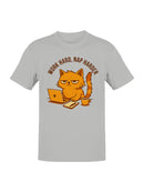 Work Hard Nap Harder Cat Design Men's T-shirt