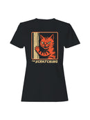 The Scratching Cat Design Women's T-shirt
