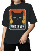 Retro Grumpy Cat "Whatever Women's T-shirt