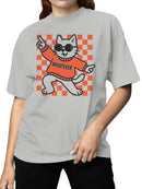 Cool Cat in "Whatever" Style Women's T-shirt