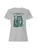 Unapologetically Myself Cat Art Women's T-shirt