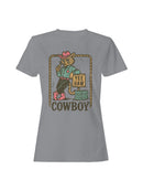 Yee Haw Cat Cowboy Graphic Women's T-shirt