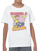 Officially Licensed Dubble Bubble Vintage Skateboard Art Youth's T-shirt