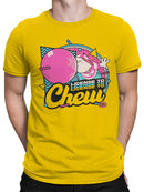 Officially Licensed Dubble Bubble License to Chew Bubble Gum Men's T-shirt