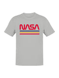 Officially Licensed Nasa Vintage Retro Stripes Design Men's T-shirt