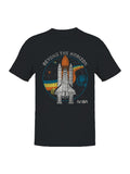 Officially Licensed Nasa Beyond the Horizon Space Shuttle Men's T-shirt