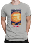 Officially Licensed Nasa Witness the Storms on Jupiter Men's T-shirt
