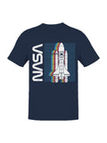 Officially Licensed Nasa Retro Space Shuttle  Men's T-shirt