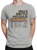 Officially Licensed Nasa Retro Space Shuttle Program Men's T-shirt