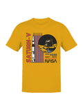 Officially Licensed Nasa Saturn-V Lunar Mission 1967-1973 Men's T-shirt