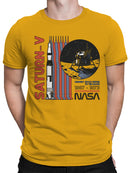 Officially Licensed Nasa Saturn-V Lunar Mission 1967-1973 Men's T-shirt