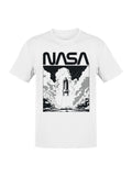 Officially Licensed Nasa Rocket Launch Men's T-shirt