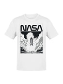 Officially Licensed Nasa Rocket Launch Men's T-shirt