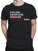 Officially Licensed Nasa Explore Adventure Men's T-shirt