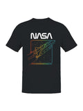 Officially Licensed Nasa Retro Space Shuttle Design Men's T-shirt