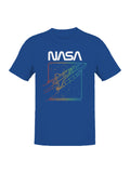 Officially Licensed Nasa Retro Space Shuttle Design Men's T-shirt