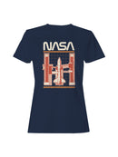 Officially Licensed Nasa Space Shuttle Design Women's T-shirt