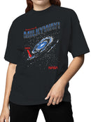 Officially Licensed Nasa Greetings from the Milky Way! Women's T-shirt