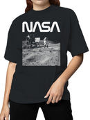 Officially Licensed Nasa Moon Landing Astronaut Women's T-shirt