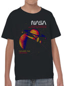 Officially Licensed Nasa Explore the Universe Youth's T-shirt