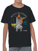 Officially Licensed Nasa Beyond the Horizon Space Shuttle Youth's T-shirt