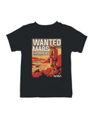 Officially Licensed Nasa Wanted Mars Explorers Poster Youth's T-shirt
