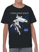 Officially Licensed Nasa I Need Some Space - Astronaut Youth's T-shirt