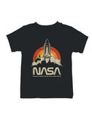 Officially Licensed Nasa Space Shuttle Retro Art Youth's T-shirt